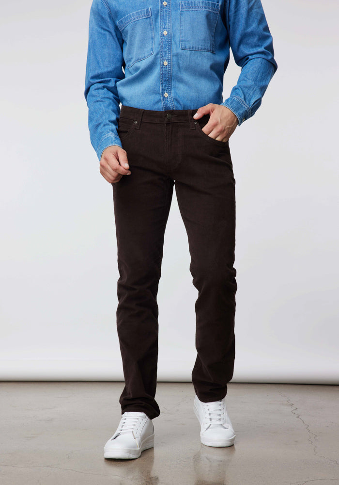 Pantalón Hombre Daren Regular Straight Fit Cotelé Nesspreso