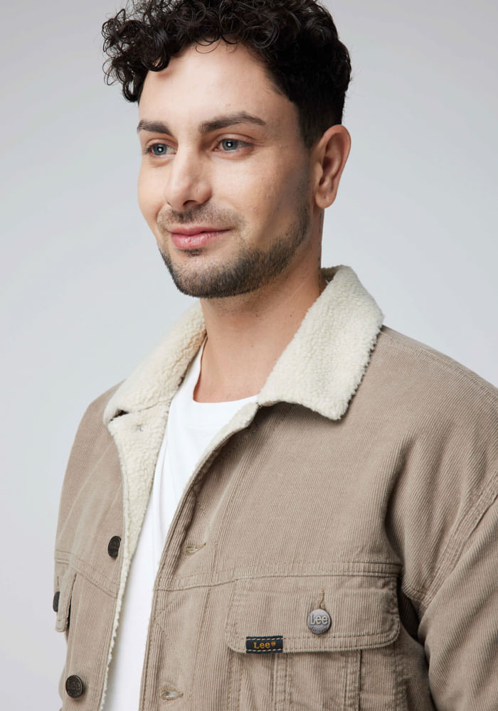 Chaqueta Hombre Relaxed Cotelé Jacket Beige