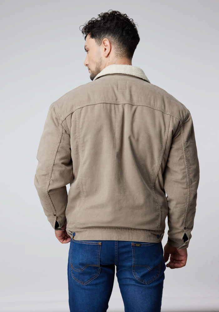 Chaqueta Hombre Relaxed Cotelé Jacket Beige