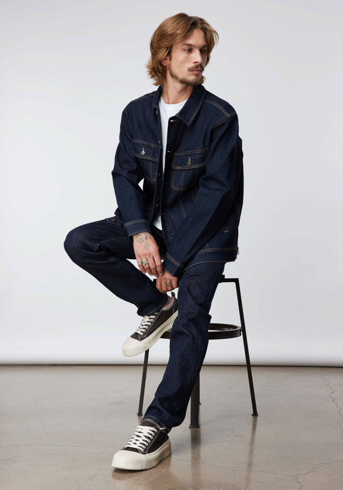 Denim Jacket Chaqueta Lee Hombre Chaqueta En Jean Clásica Hombre