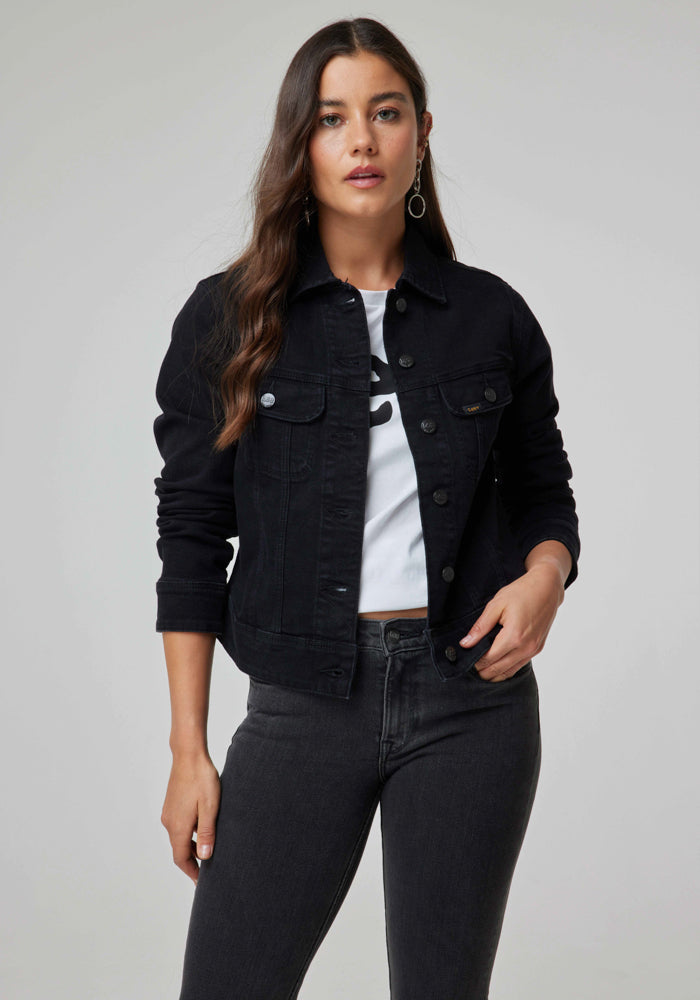 Chaqueta Mujer Rider Jacket Denim Black