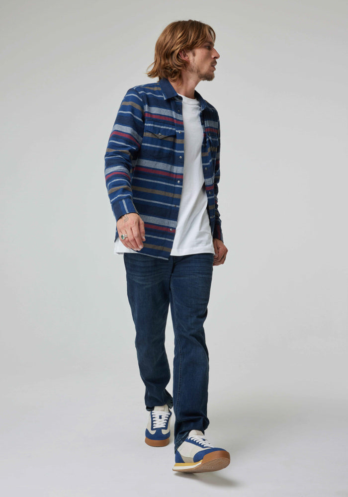 Camisa Hombre Lee Clean Mood indigo