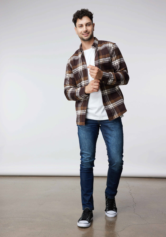 Jeans Hombre Malone Skinny Fit Dark Pool