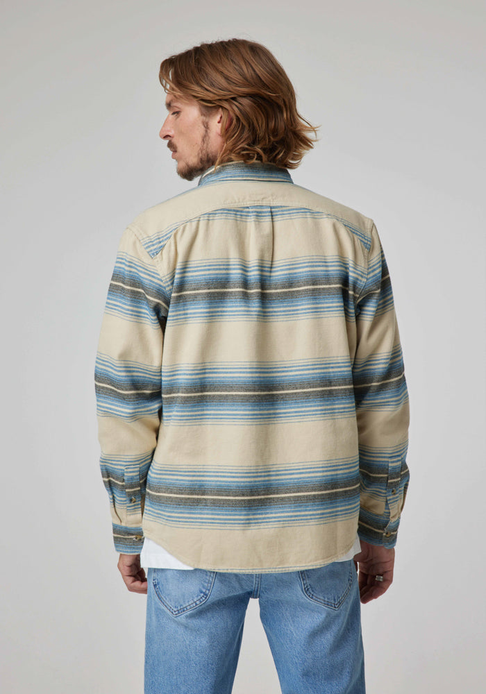 Camisa Hombre Riveted Beige