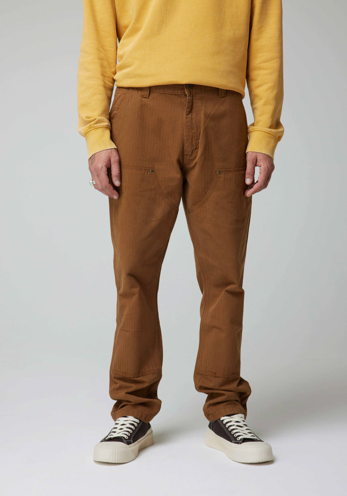 Pantalon Lee Double Knee Carpenter Café