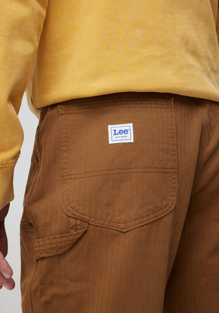Pantalon Lee Double Knee Carpenter Café