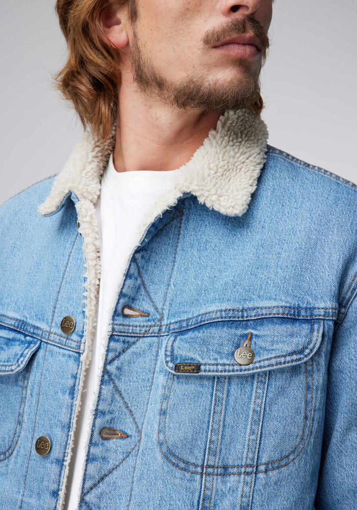 Chaqueta Hombre Denim Sherpa Fallout