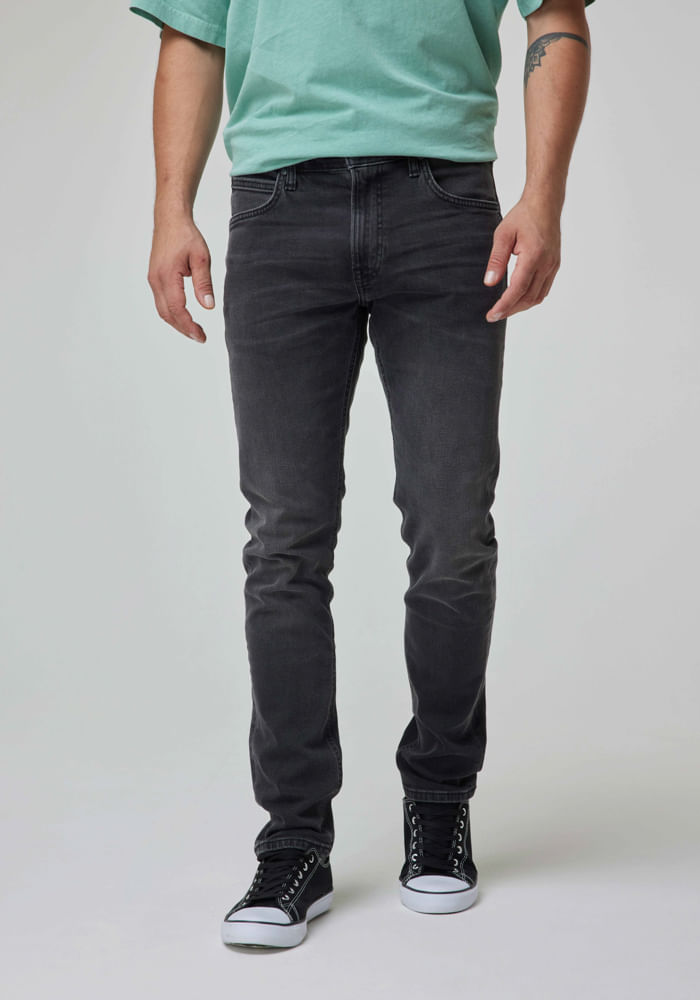 Jeans Hombre Luke Slim Fit Asphalt Rocker