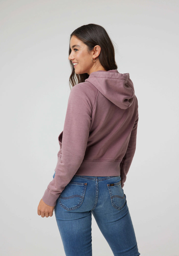 Polerón Mujer Full Zipper Henna