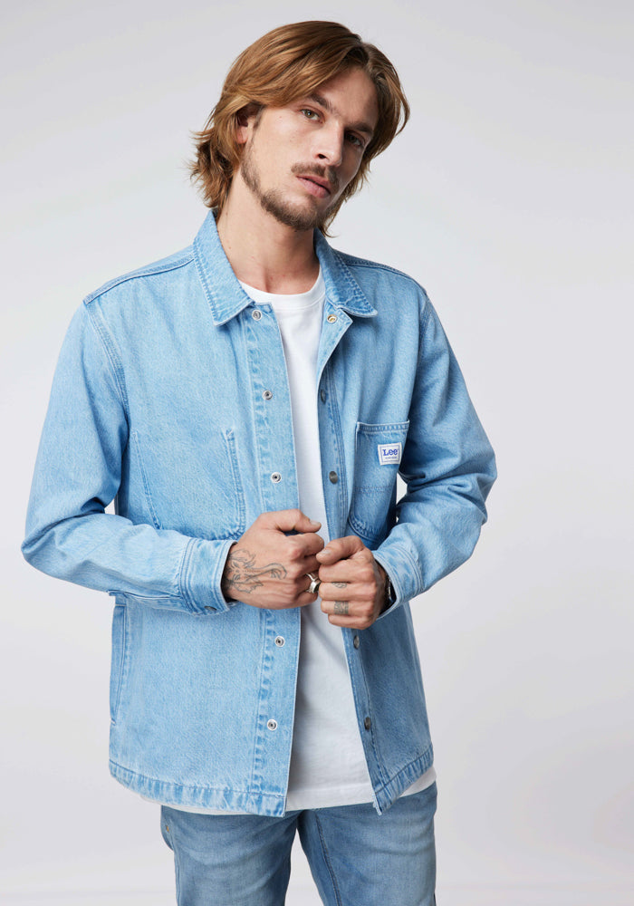 Camisa Hombre Lowoover Celeste