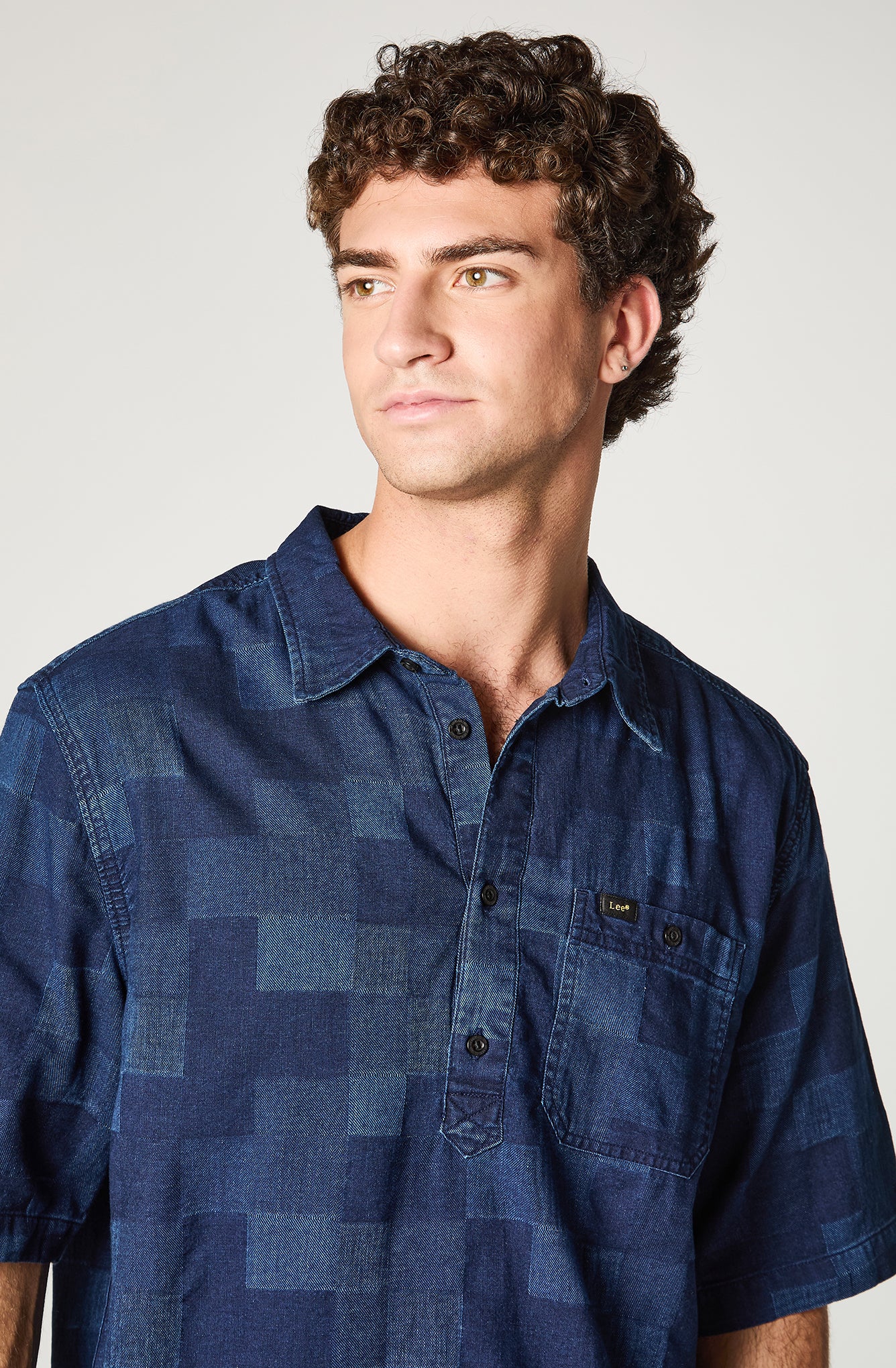 Camisa Hombre Spocket Indigo