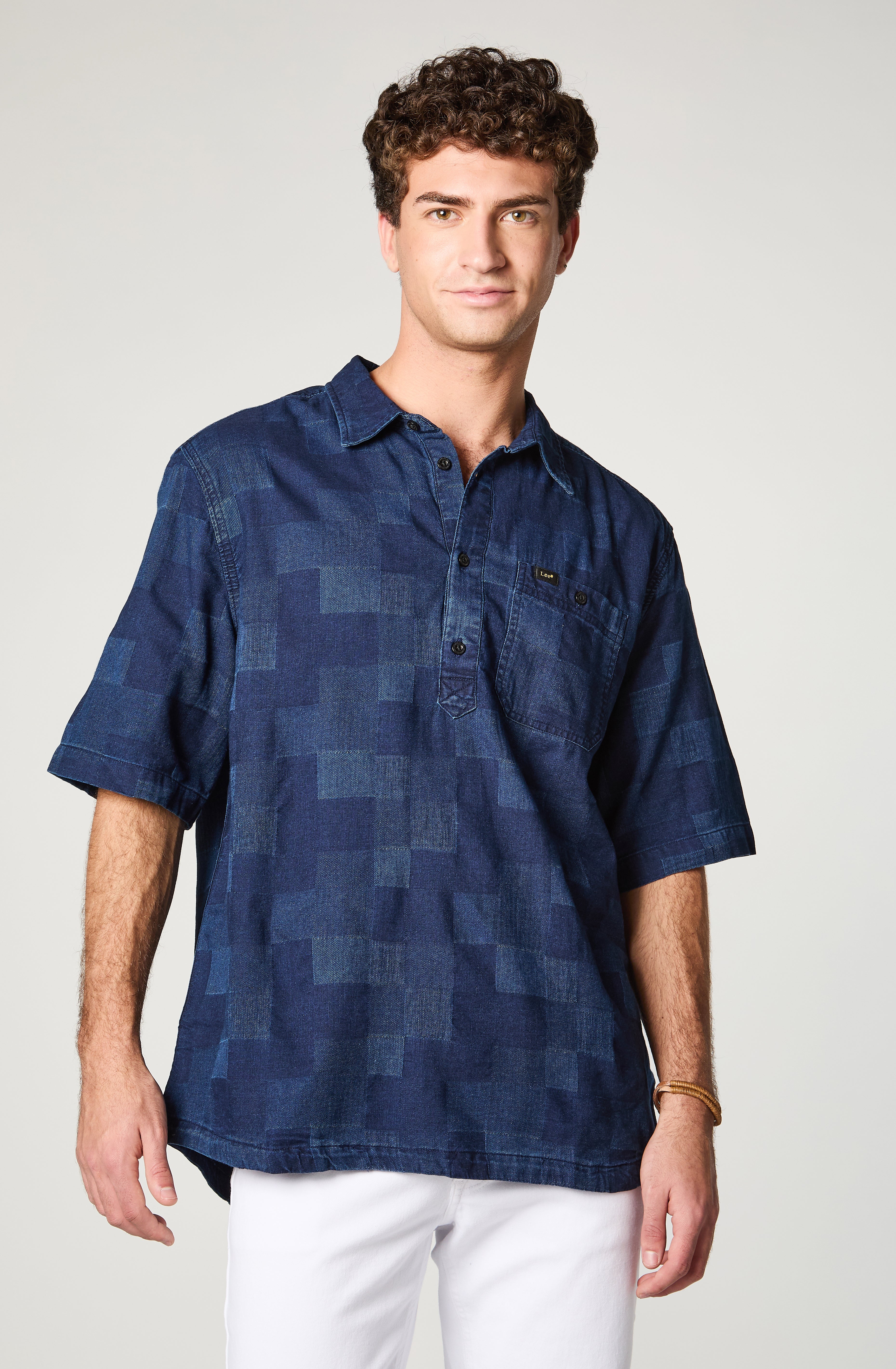 Camisa Hombre Spocket Indigo
