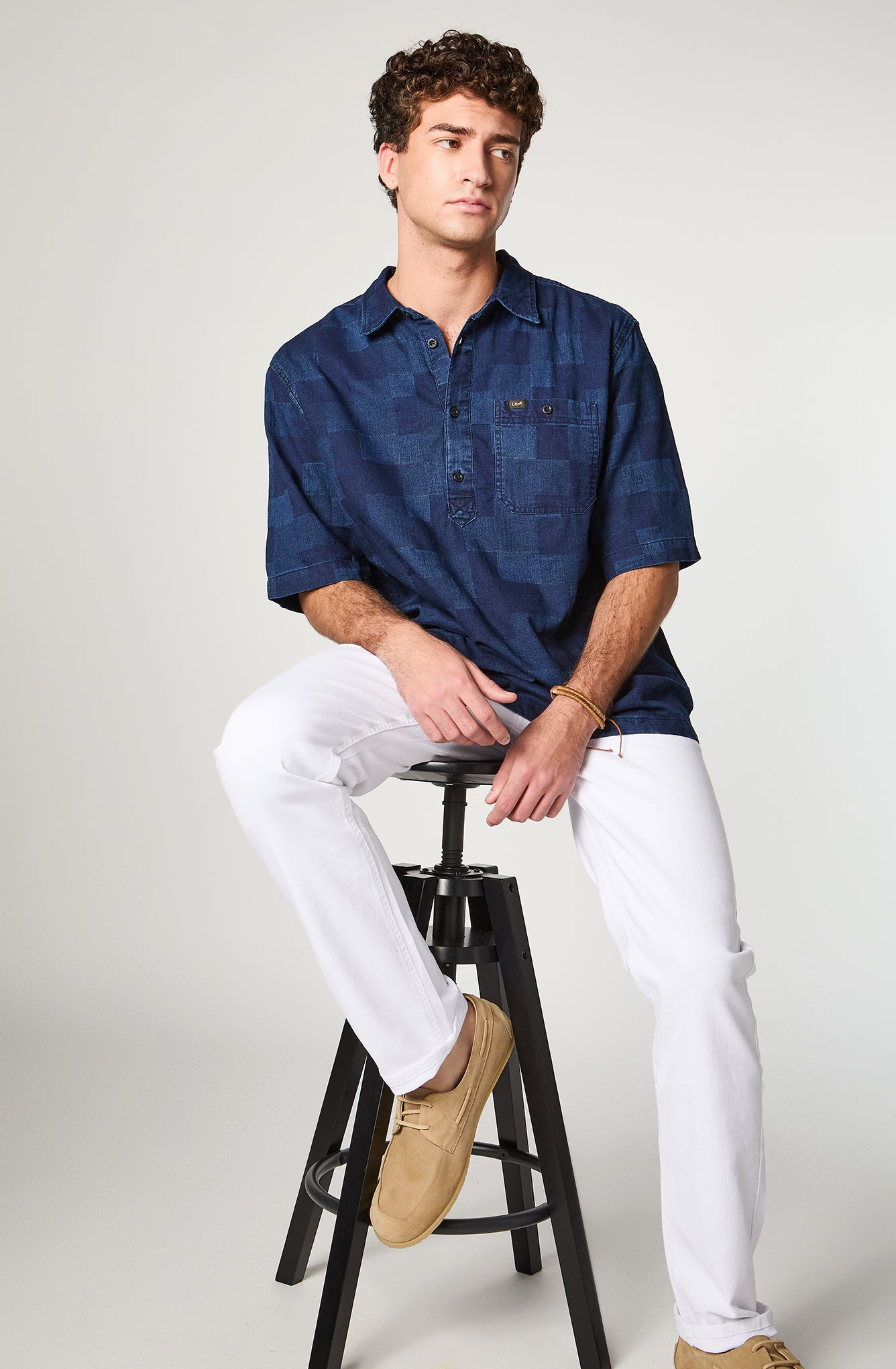 Camisa Hombre Spocket Indigo