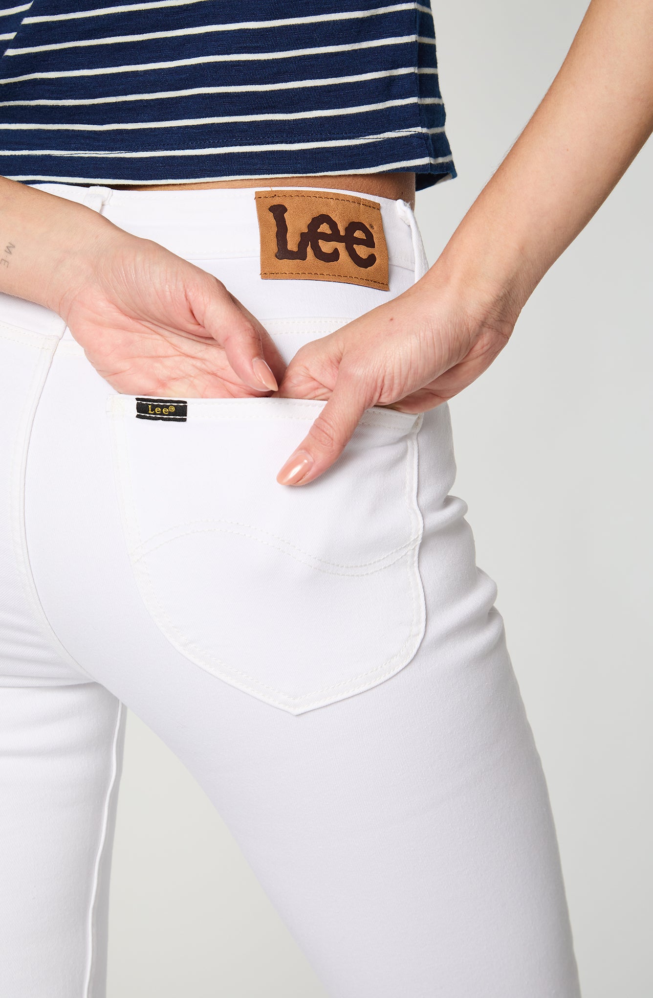 Jeans Mujer Jeans Bresboot White