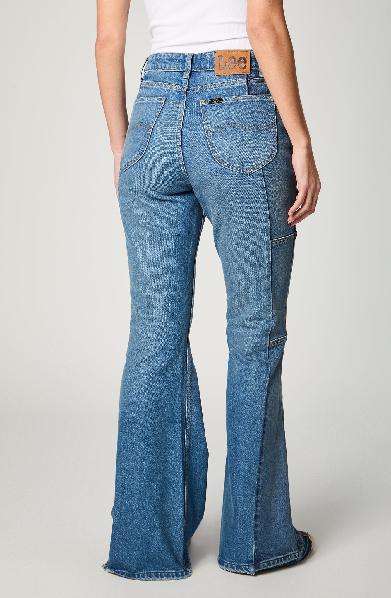 Jeans Mujer Jeans flare Azul