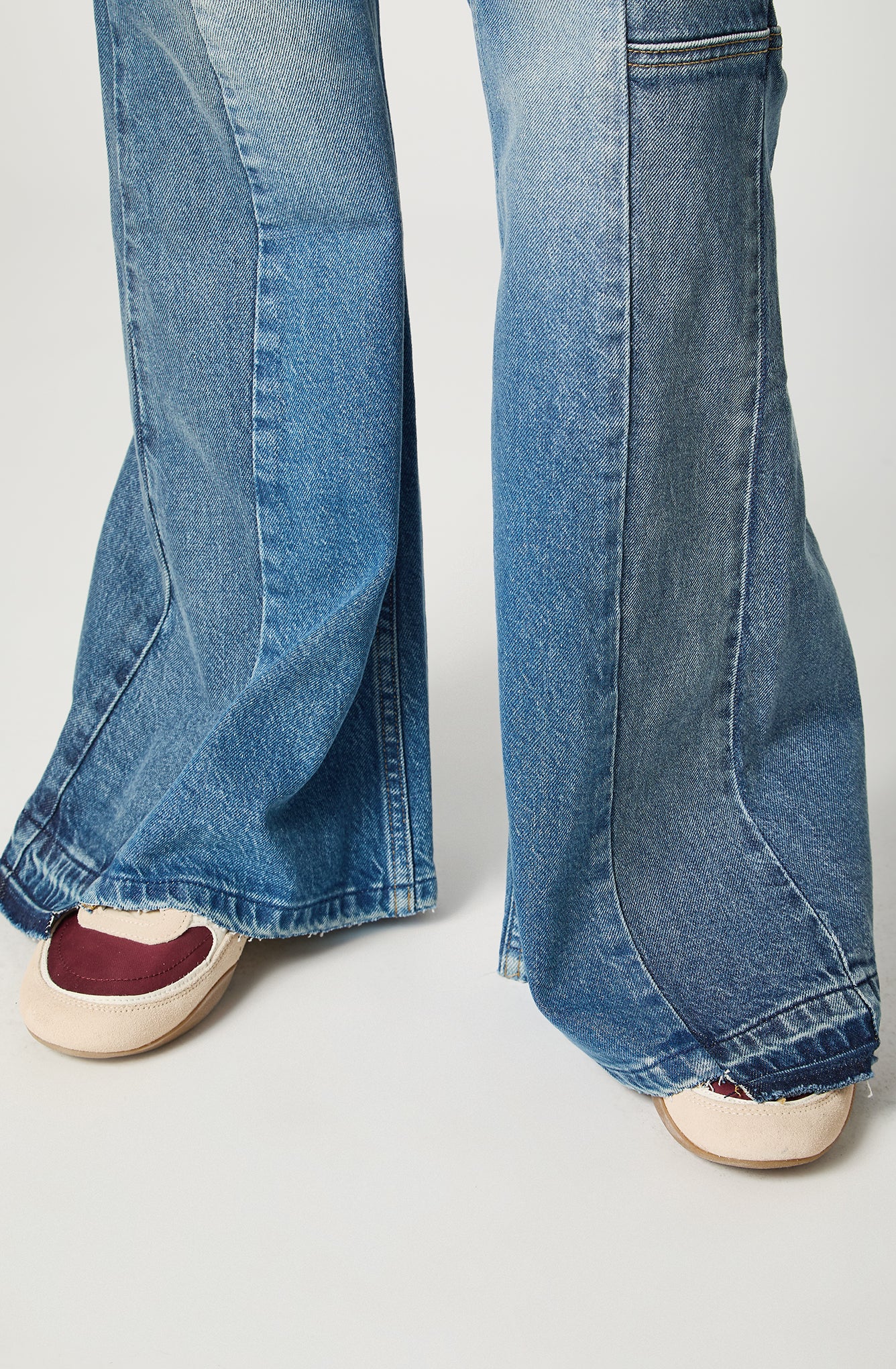 Jeans Mujer Jeans flare Azul