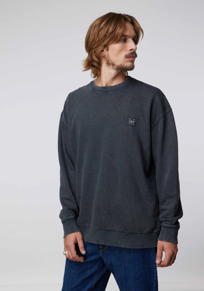 Poleron Lee Logo Loose Black Dusty