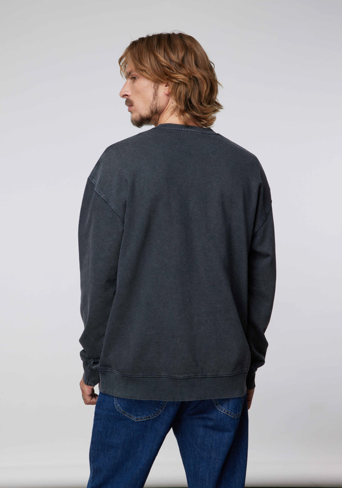 Poleron Lee Logo Loose Black Dusty