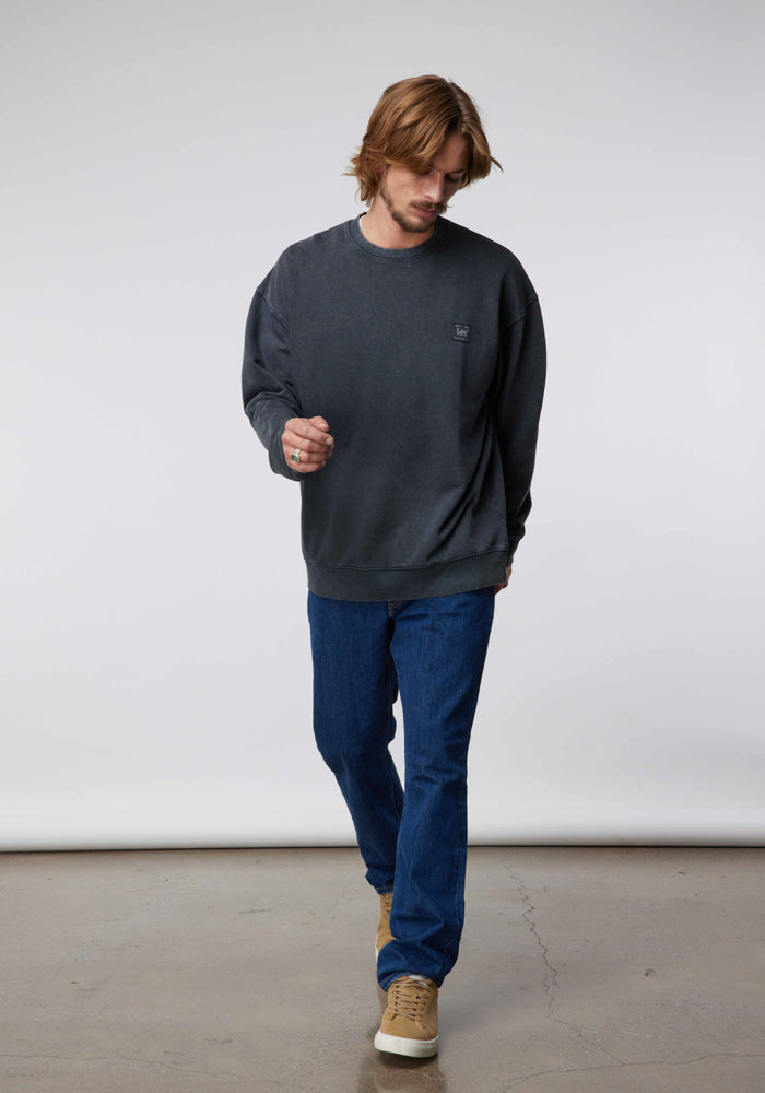 Poleron Lee Logo Loose Black Dusty