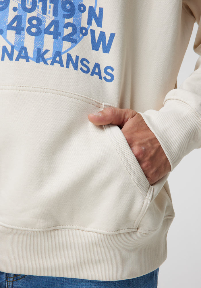 Poleron Lee Hoodie Vintage White