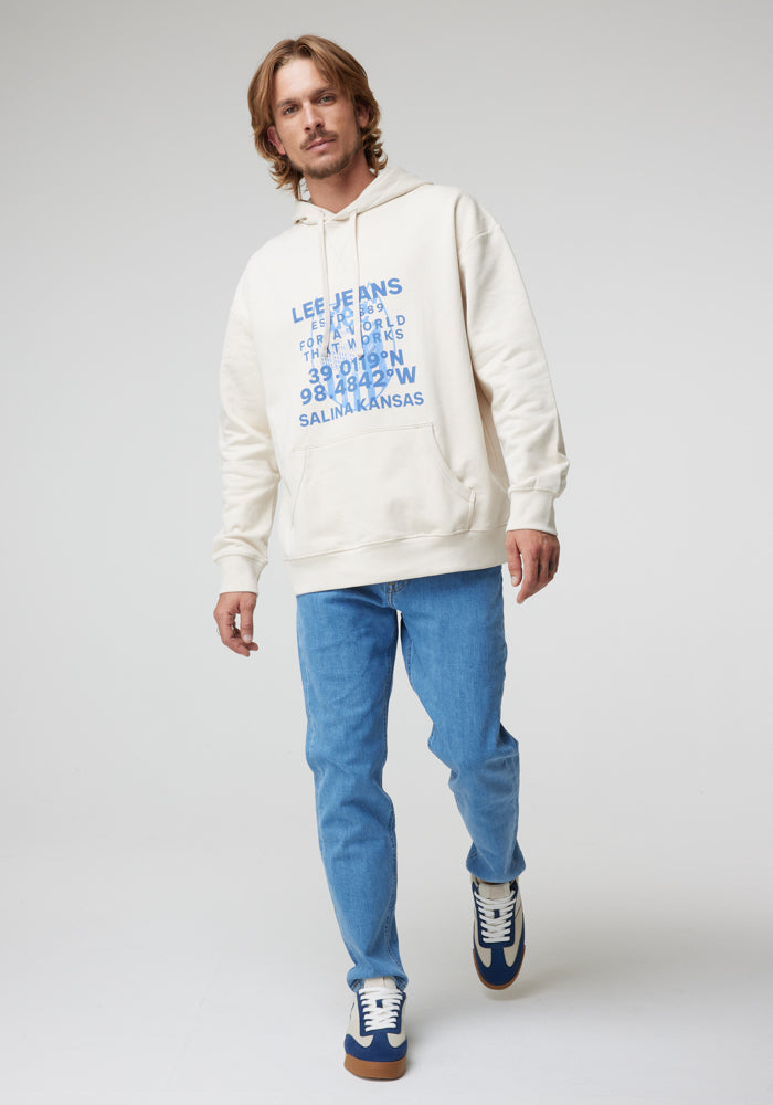 Jeans Hombre Austin Regular Tapered Fit Light Stone