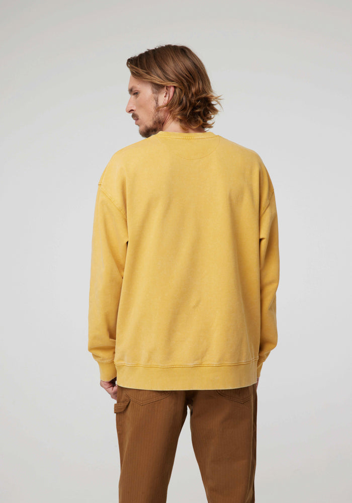 Poleron Lee Logo Loose Yellow Vintage
