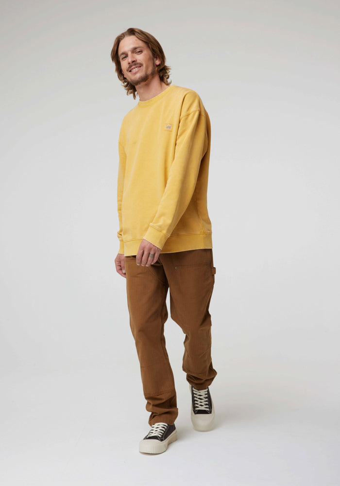 Pantalon Lee Double Knee Carpenter Café