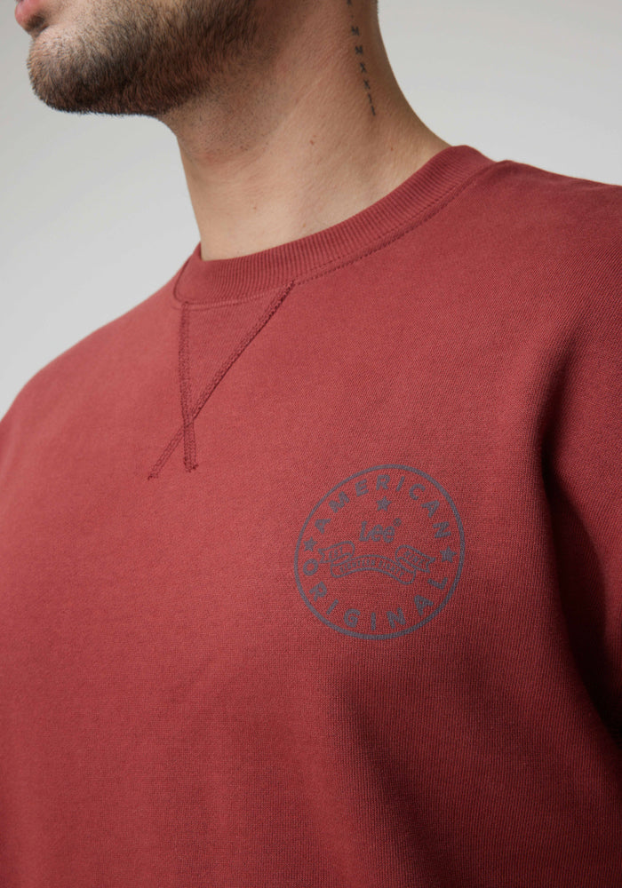 Poleron Lee Crew Brick