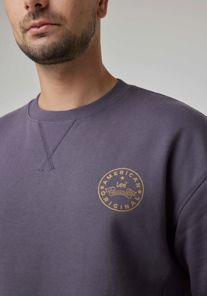 Poleron Lee Crew Grey