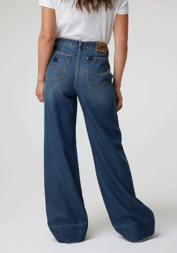 Jeans Lee Stella A Line Dirty Blue