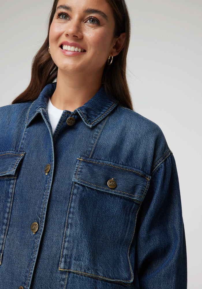 Chaqueta Lee Dirty Blue