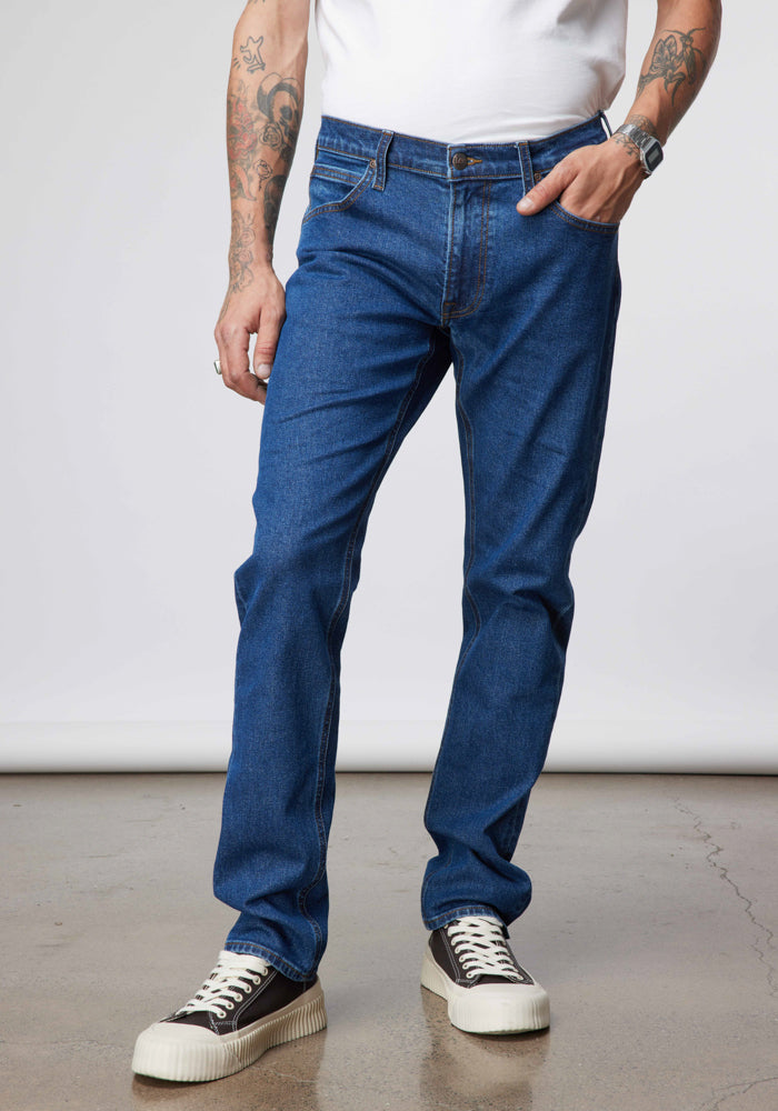 Jeans Lee Hombre Straight Regular fit Blue