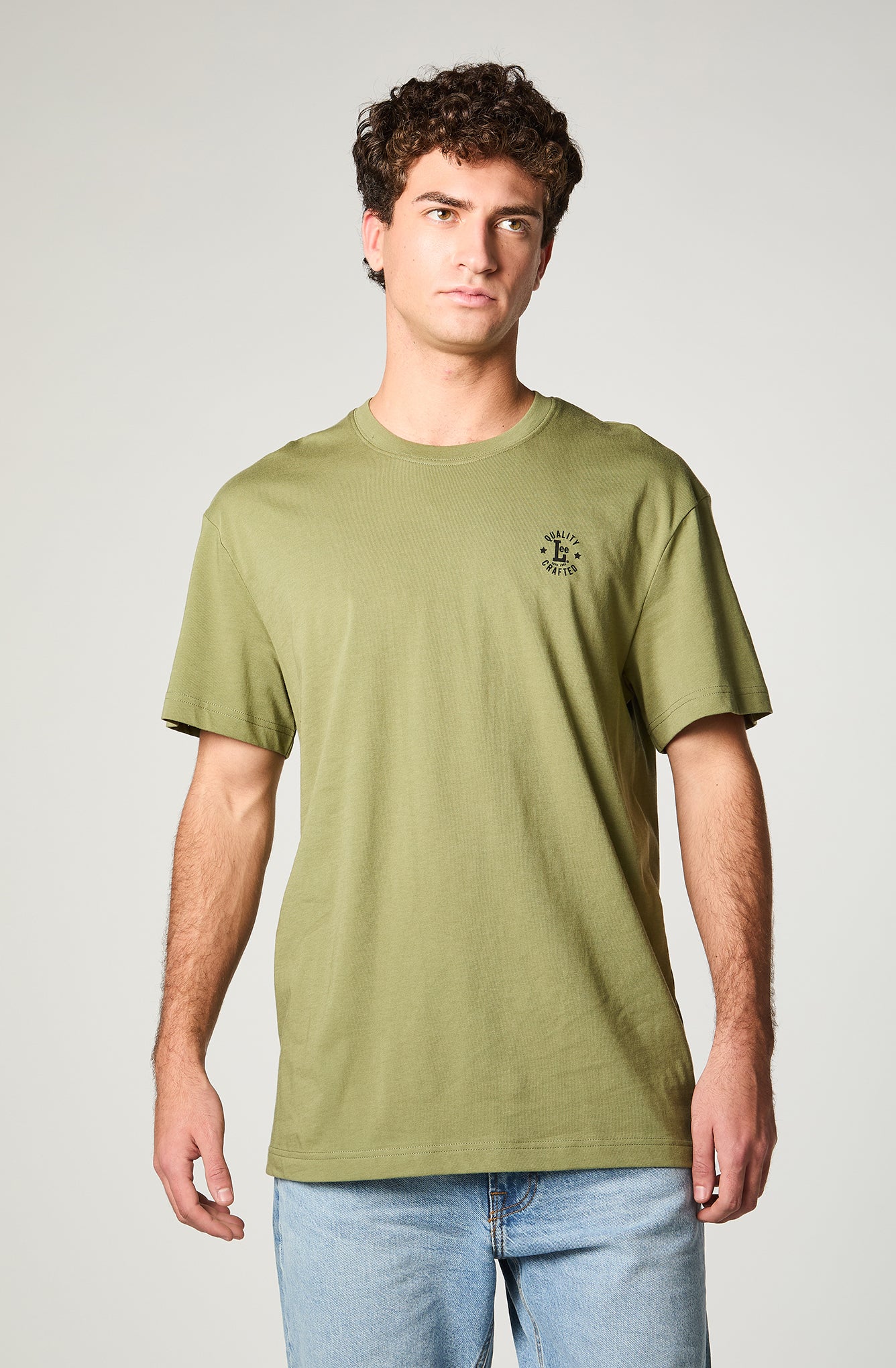Polera Hombre Lee Quality Crafted Green
