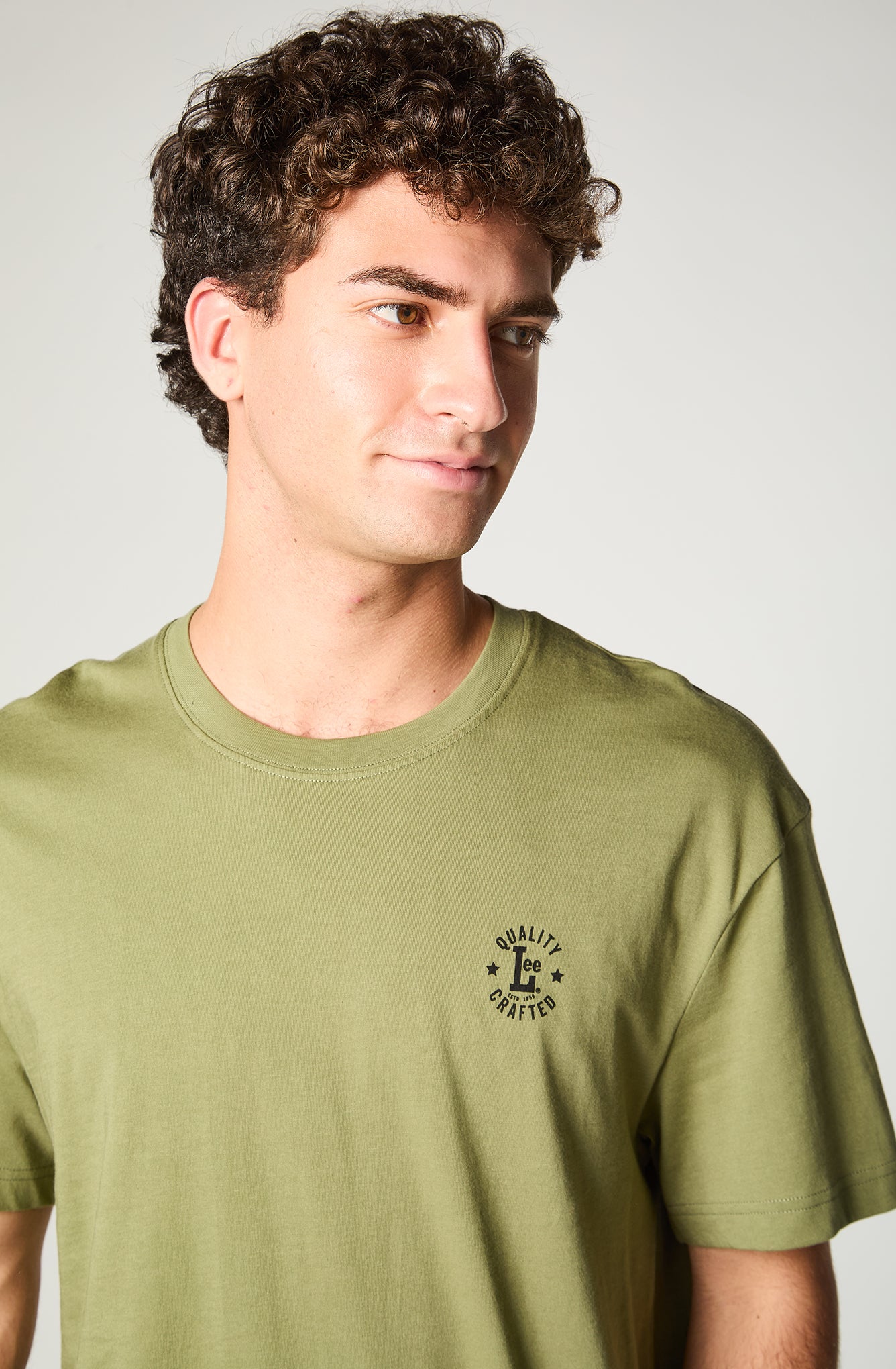 Polera Hombre Lee Quality Crafted Green