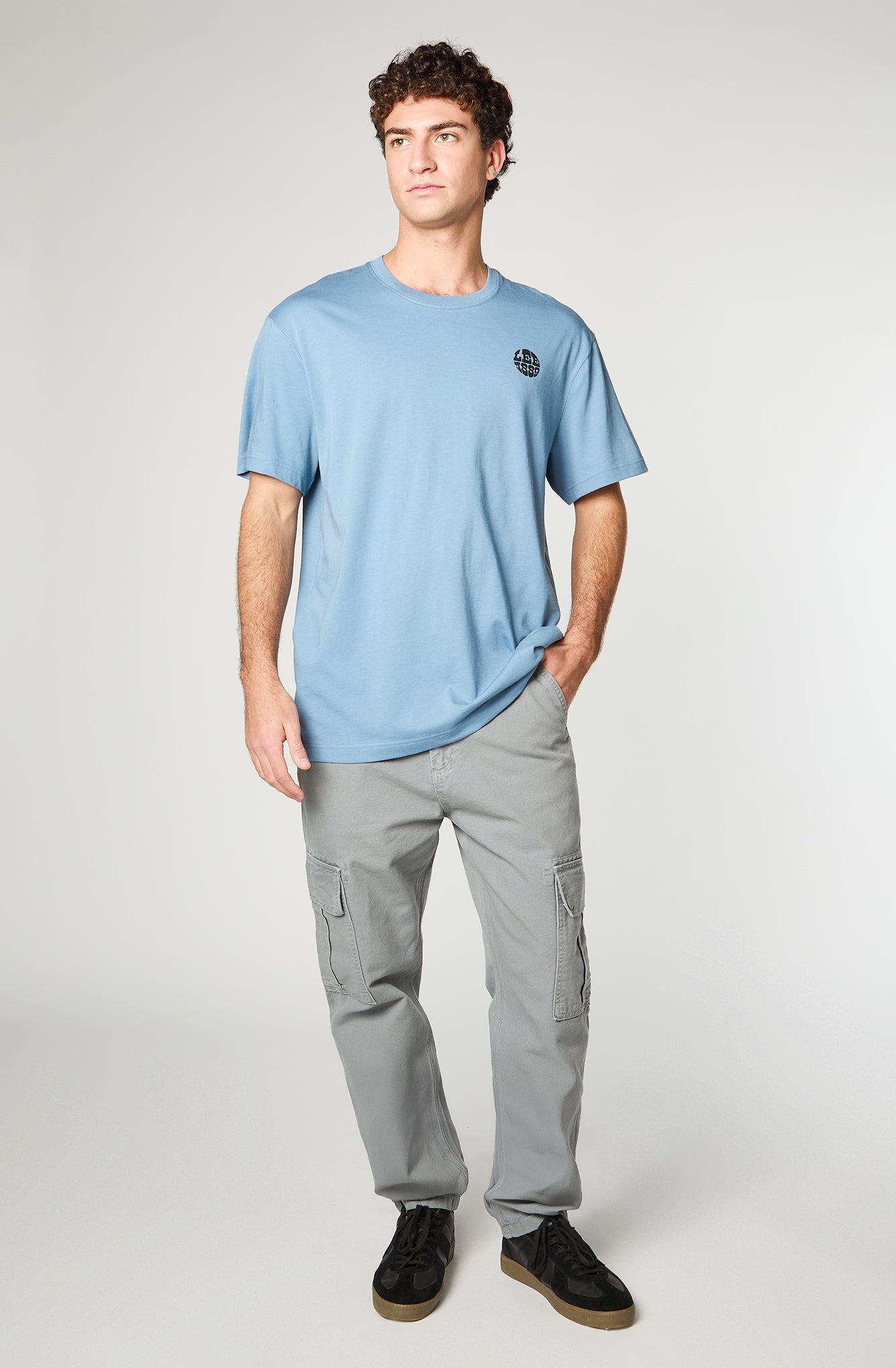 Polera Hombre Lee 1889 Light Blue