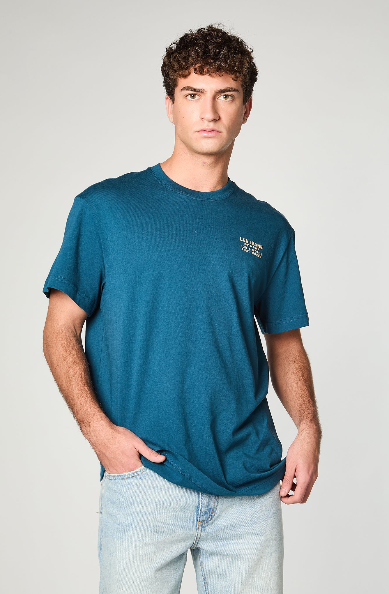 Polera Hombre Lee Navy