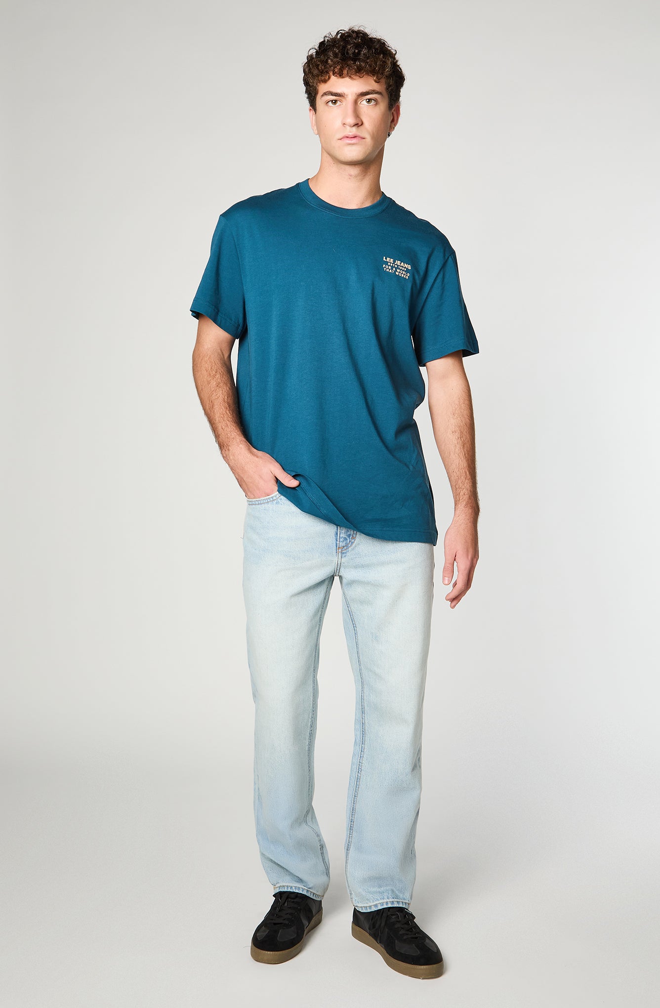 Polera Hombre Lee Navy