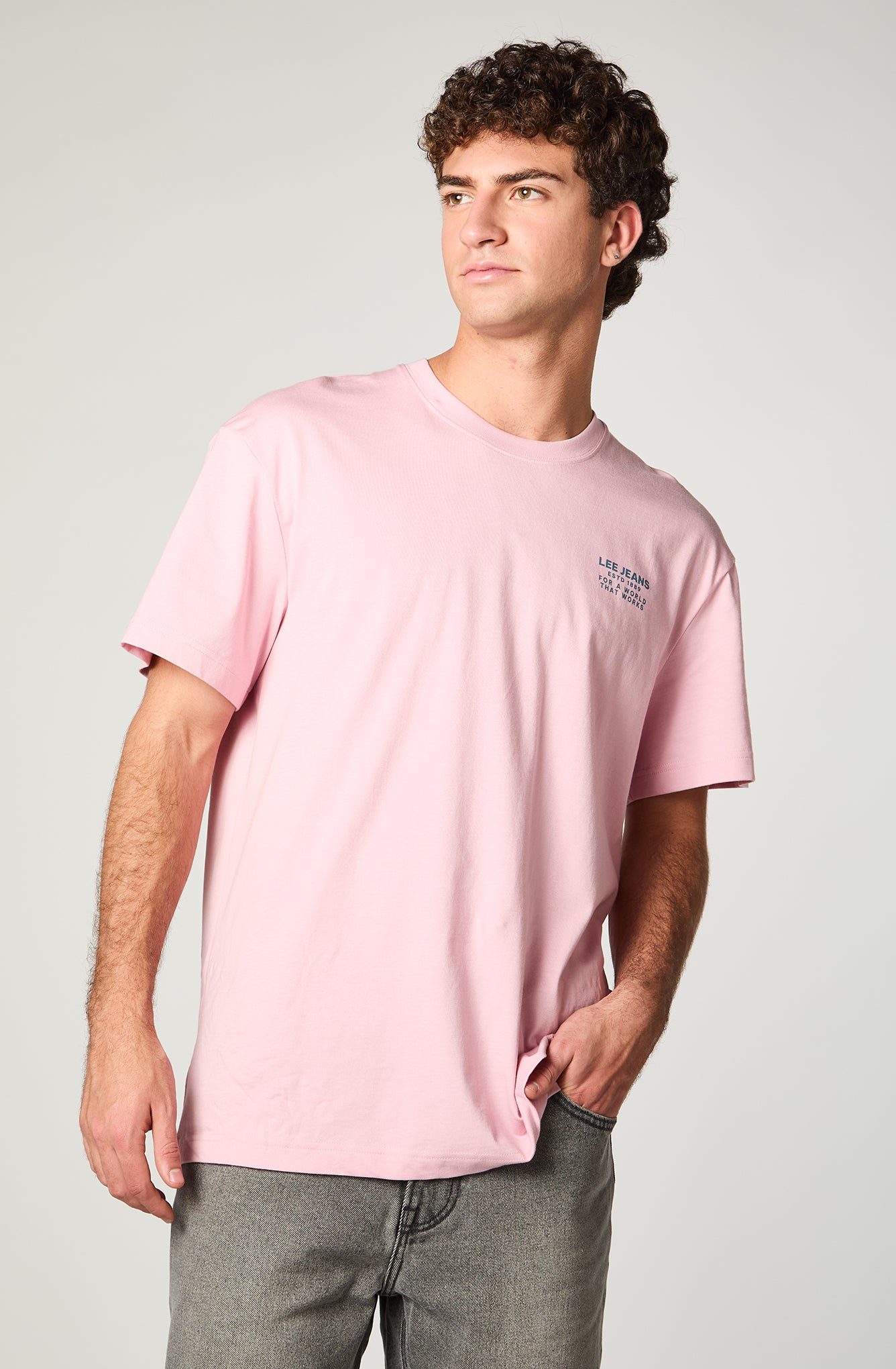 Polera Hombre Lee Pink