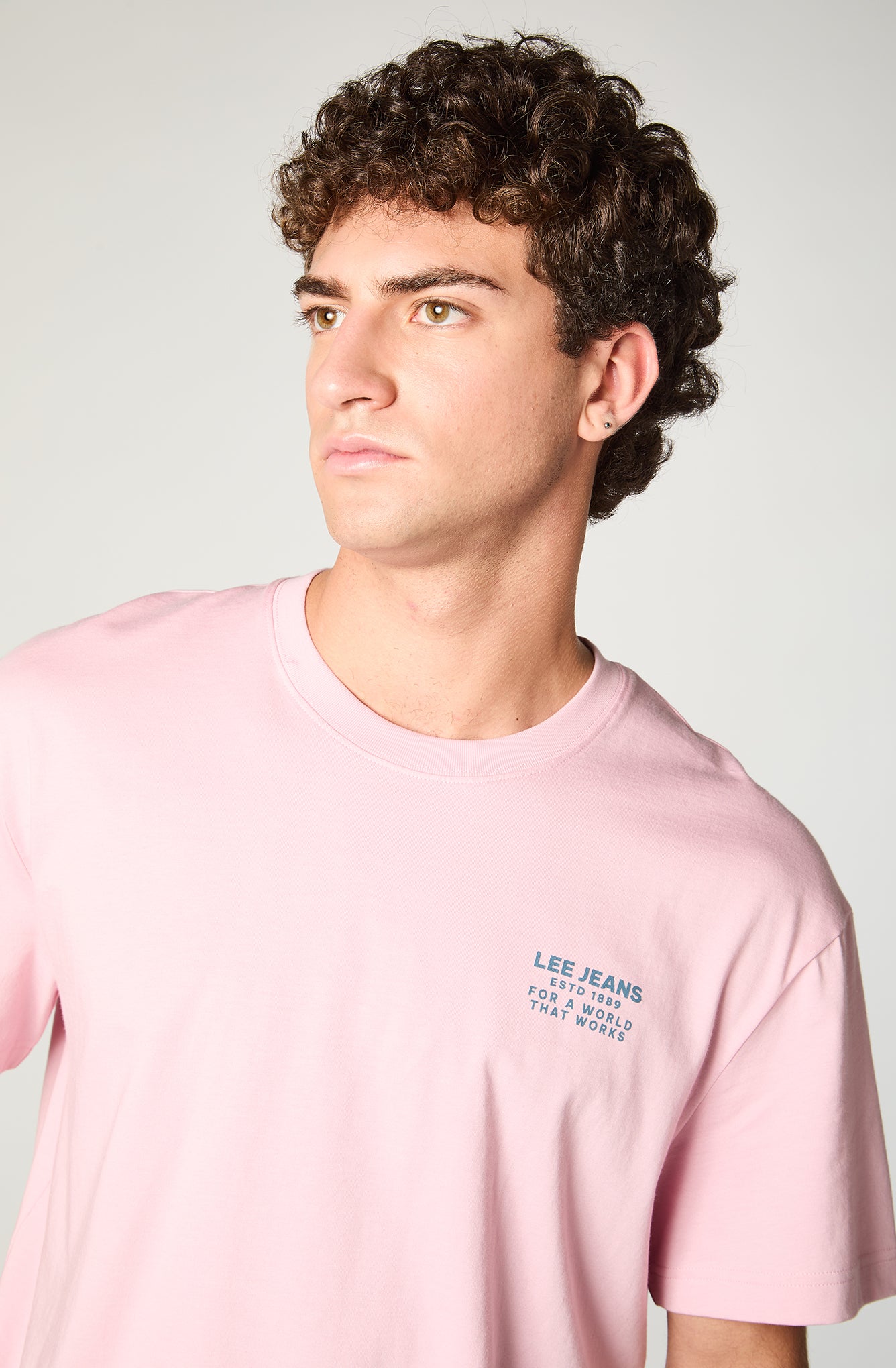 Polera Hombre Lee Pink