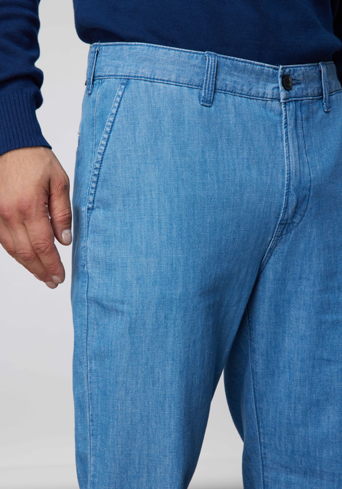 Jeans Hombre Chino Regular Fit Light Wash
