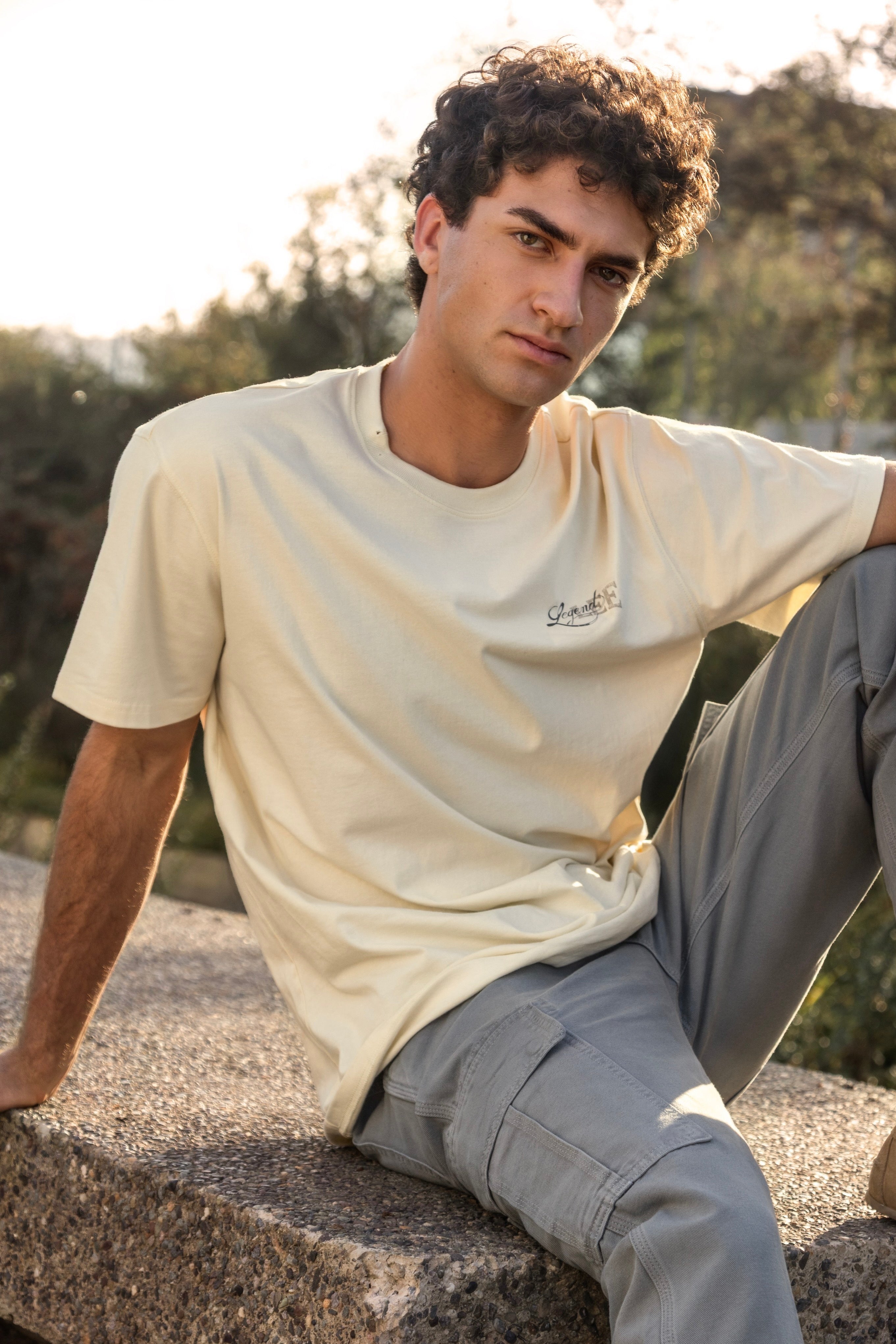 Polera Hombre Relaxed Play Amarillo