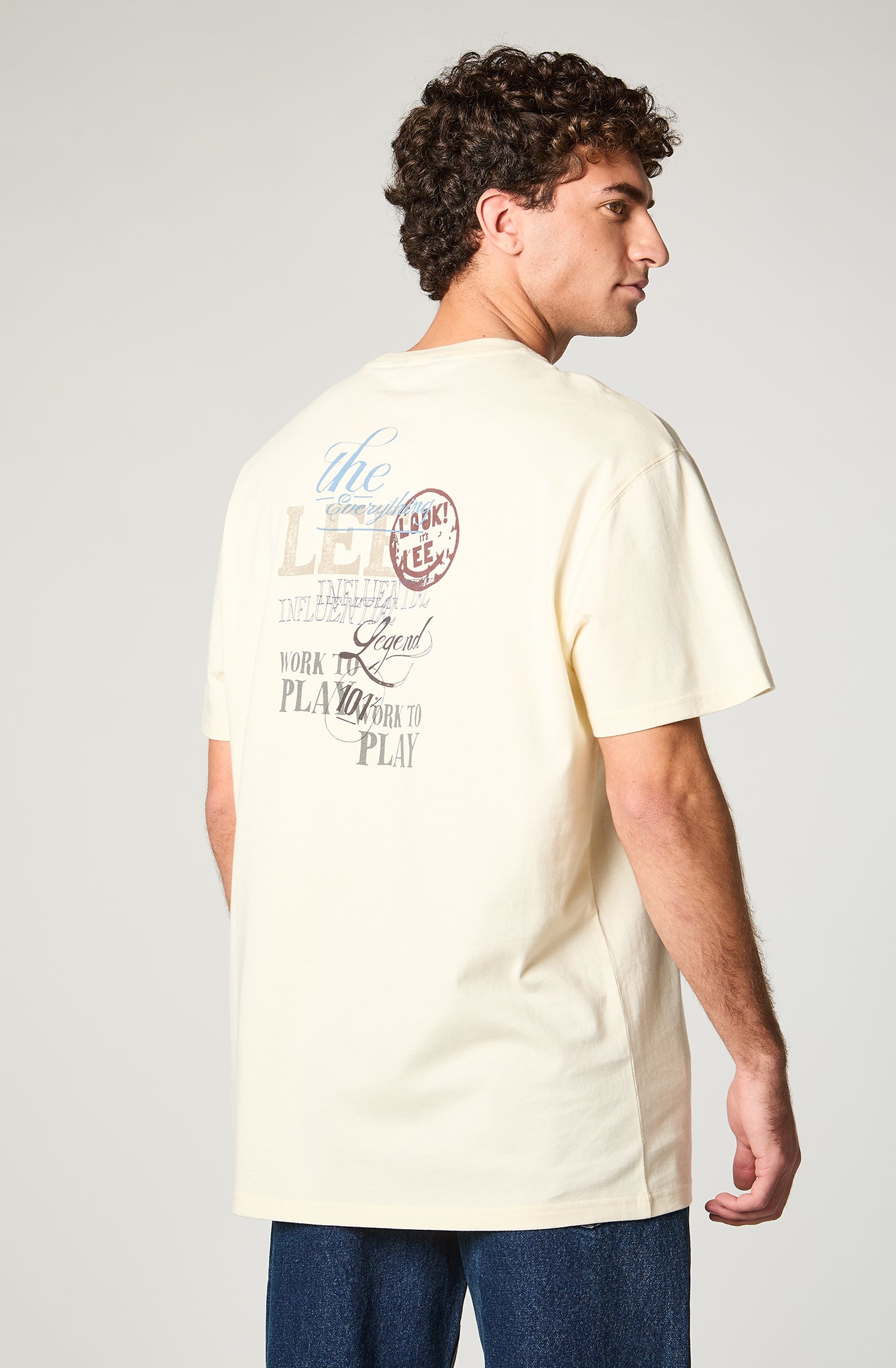Polera Hombre Relaxed Play Amarillo