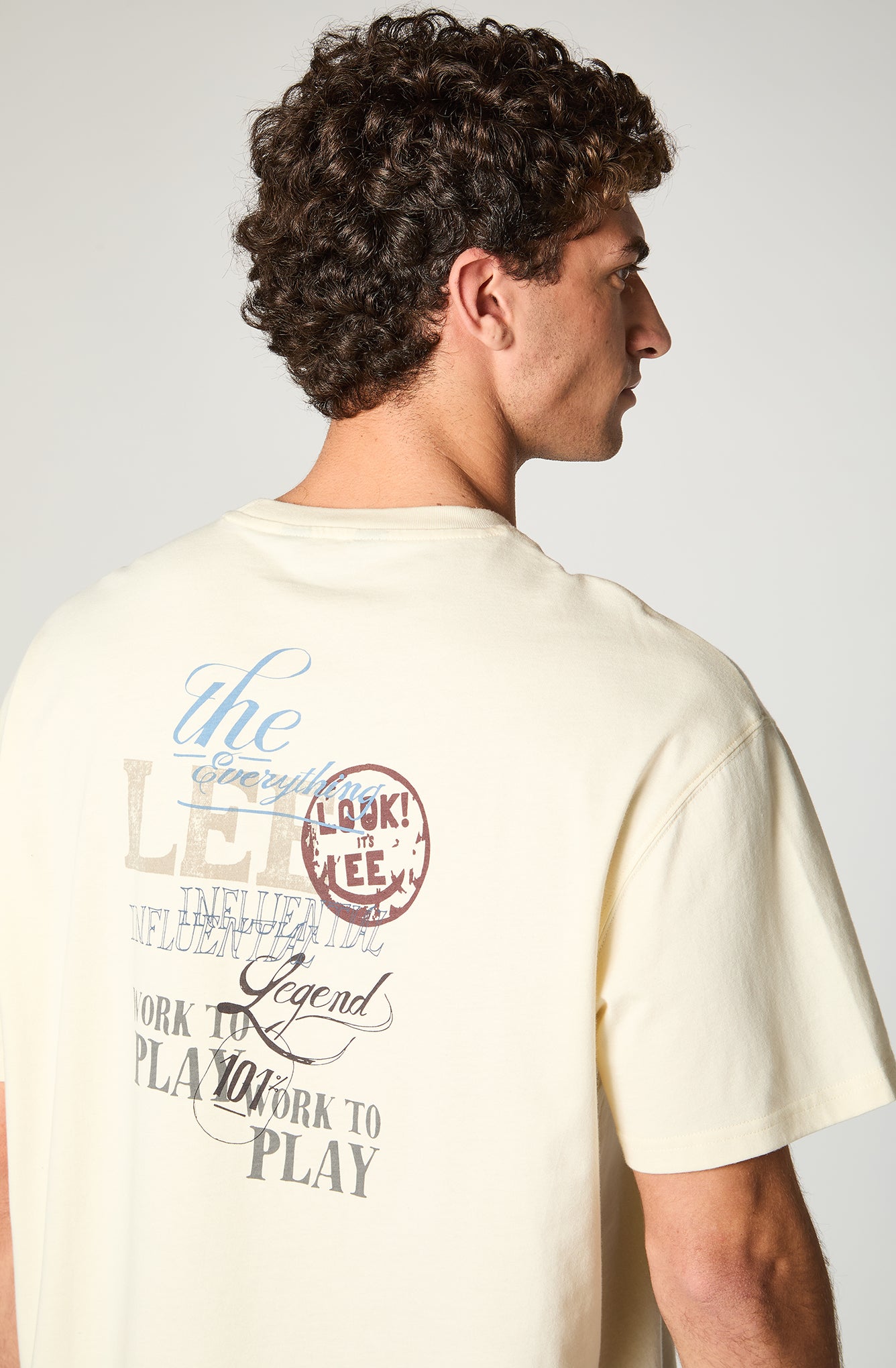 Polera Hombre Relaxed Play Amarillo