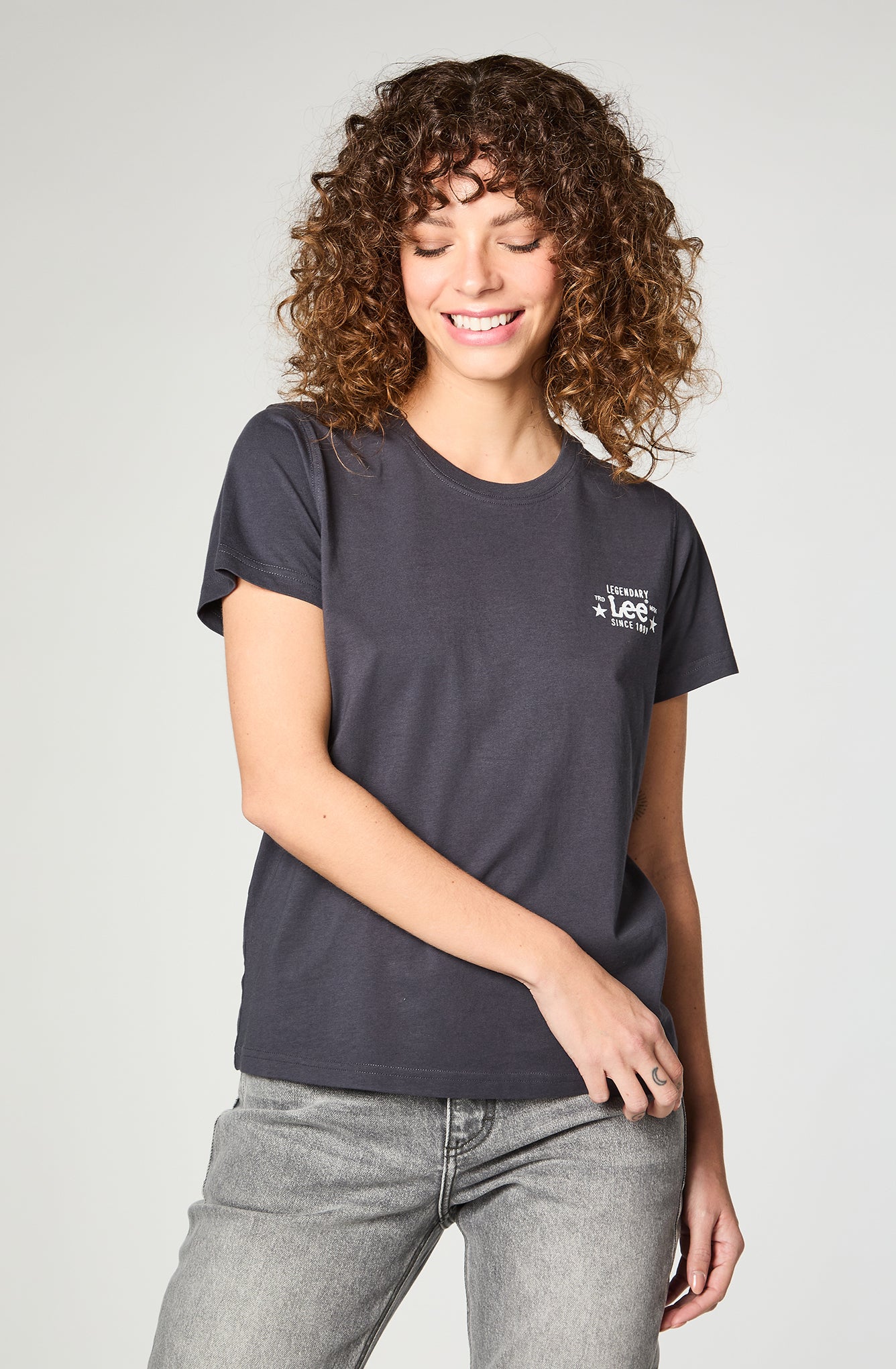 Polera Mujer Legendary Stone Grey