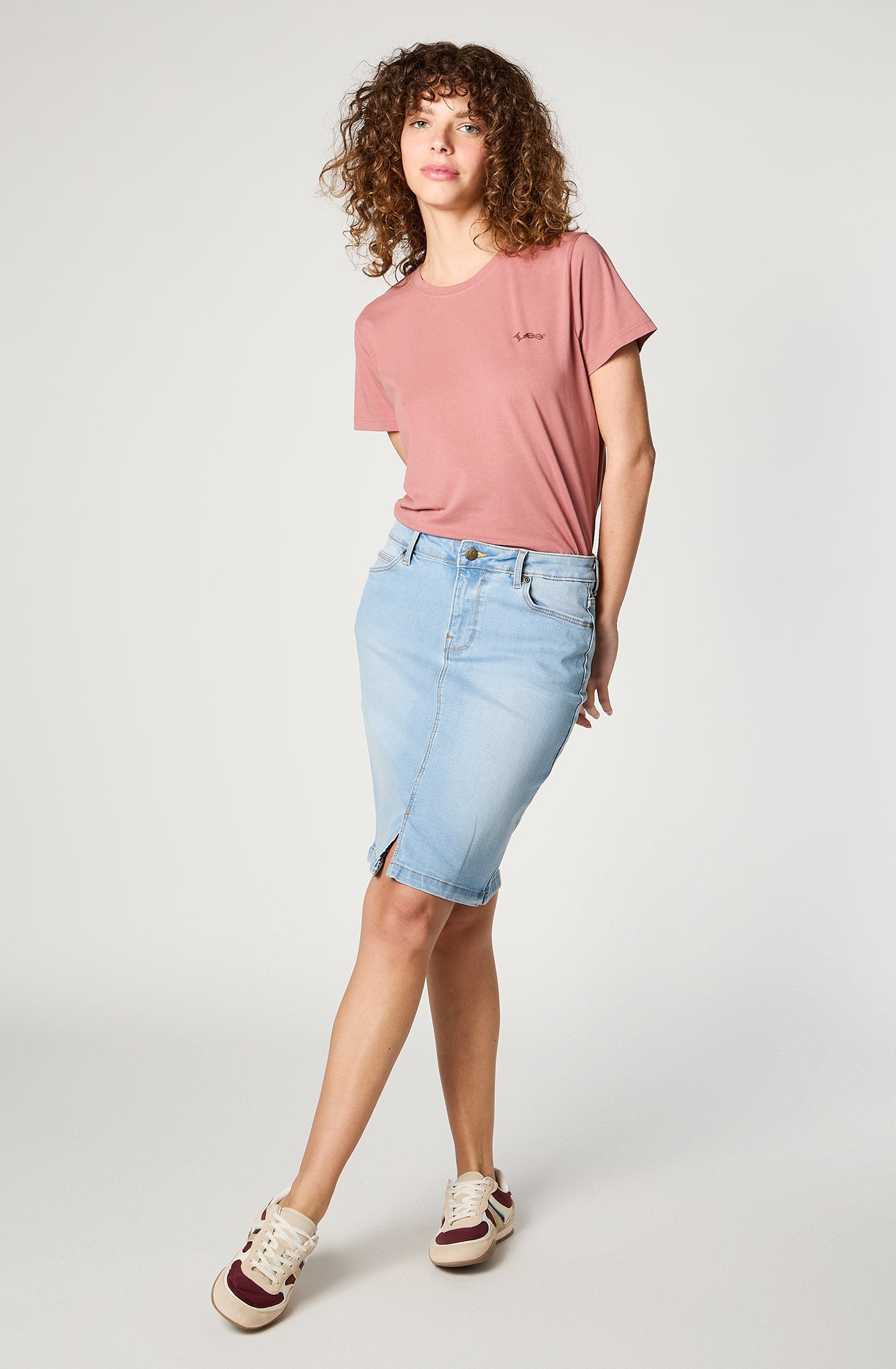 Polera Mujer Lee Jeans Pink