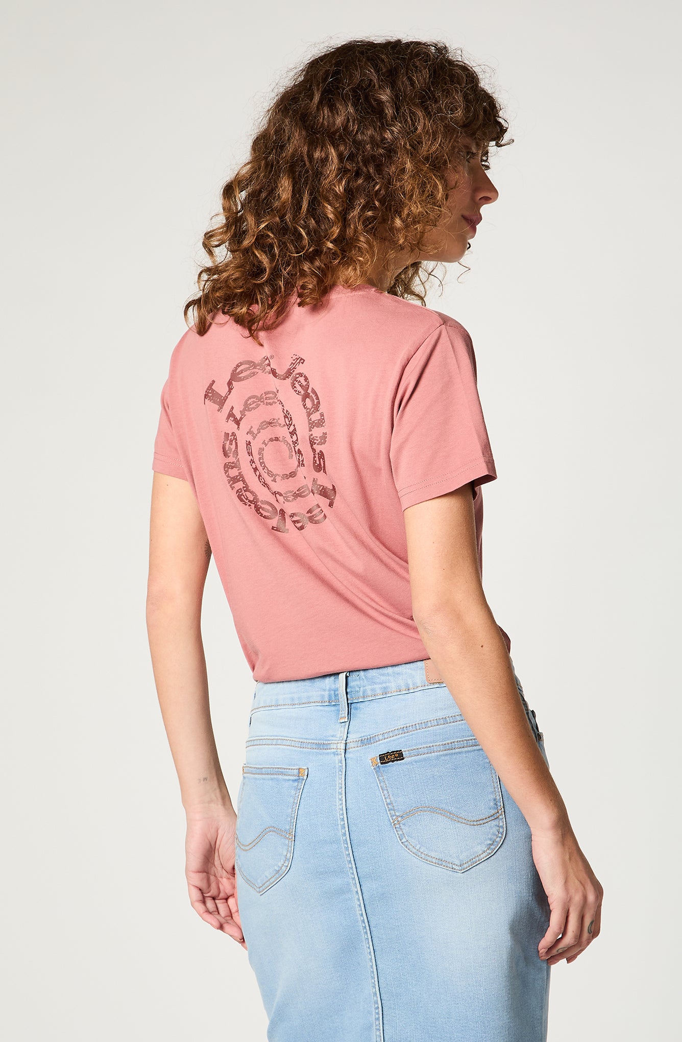 Polera Mujer Lee Jeans Pink