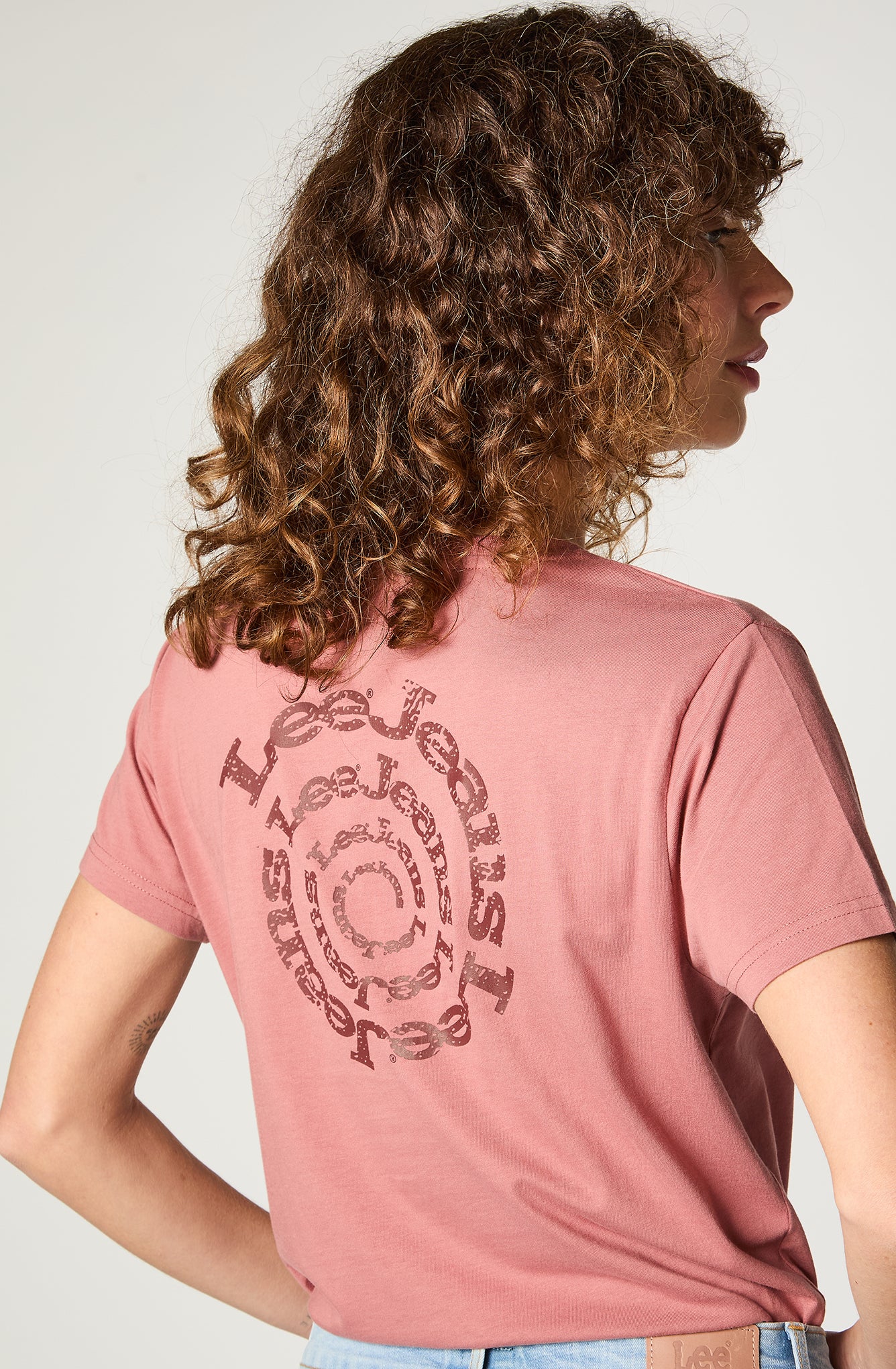 Polera Mujer Lee Jeans Pink