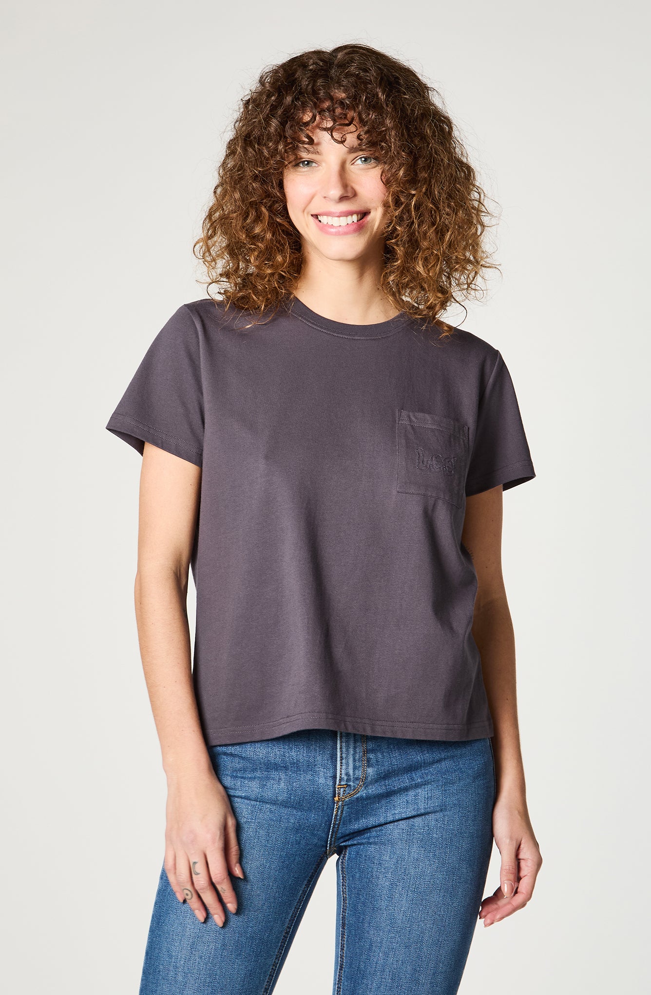 Polera Mujer One Pocket Embroidery