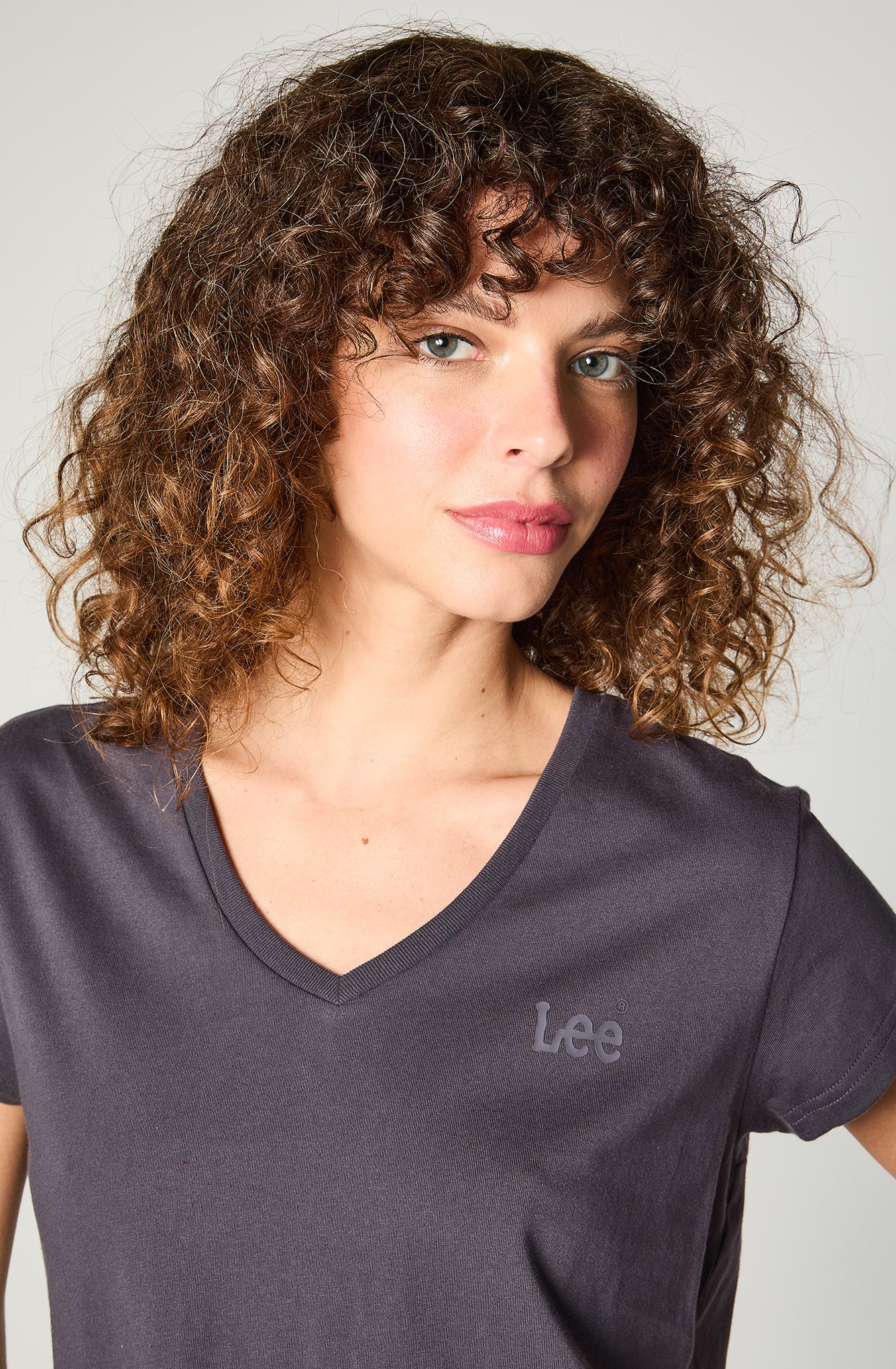 Polera Mujer Relaxed V Neck