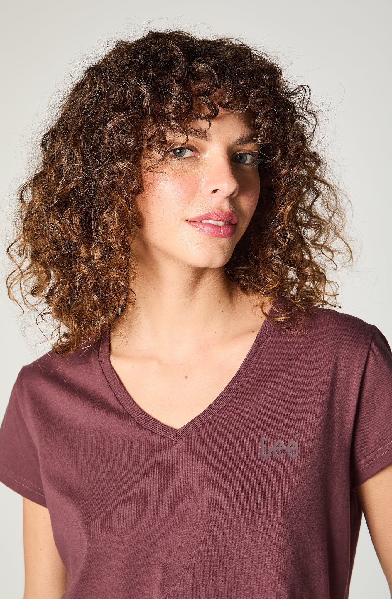 Polera Mujer Relaxed V Neck